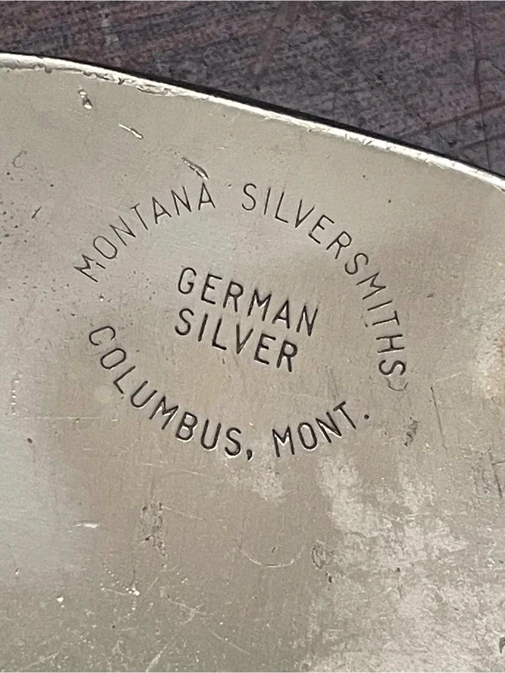 Montana Silversmiths Engraved Silver-Tone Belt Buckle with Gold 'H' Initial